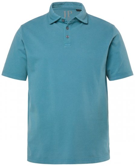 JP1880 Polo Shirt Short Sleeve Pique VIntage Teal - Pikeepaidat - Miesten isot pikeepaidat