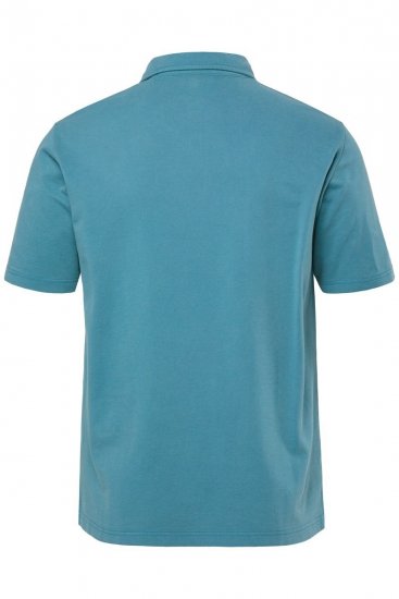 JP1880 Polo Shirt Short Sleeve Pique VIntage Teal - Pikeepaidat - Miesten isot pikeepaidat