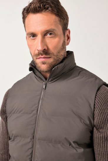 JP1880 841361 Lasertikattu liivi Mokanruskea - Takit - Miesten Takit, isot koot – 2XL – 12XL