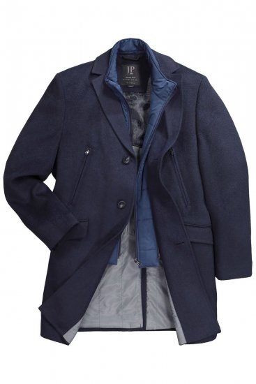 JP1880 Coat Flexnamic With Removable Insert Navy - Takit - Miesten Takit, isot koot – 2XL – 12XL