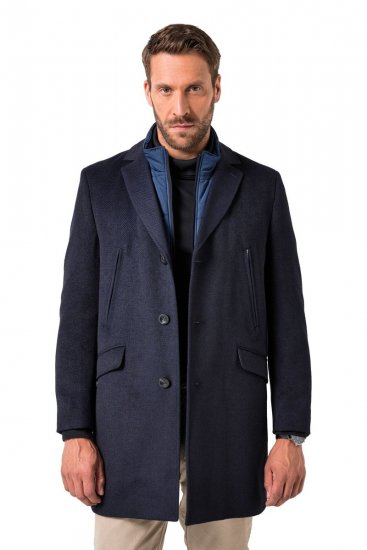 JP1880 Coat Flexnamic With Removable Insert Navy - Takit - Miesten Takit, isot koot – 2XL – 12XL