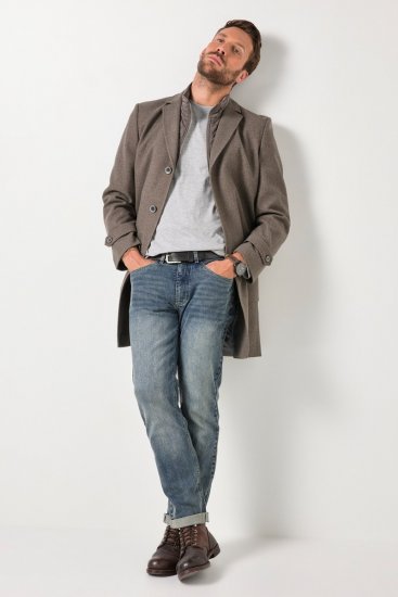 JP1880 Coat Flexnamic Quilted Insert Grey TALL - TALL takit - TALL-takit pitkille miehille