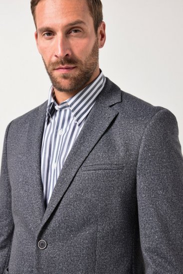 JP1880 Jacket Business Donegal Graphite Grey - Takit - Miesten Takit, isot koot – 2XL – 12XL