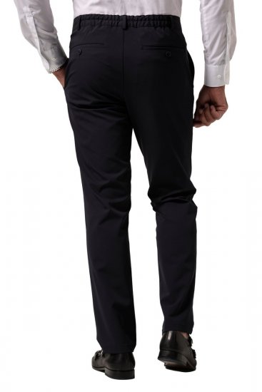 JP1880 Flexnamic Trousers Business Crease-resistant Navy - Farkut ja housut - Miesten isot farkut ja isot housut W40-W70