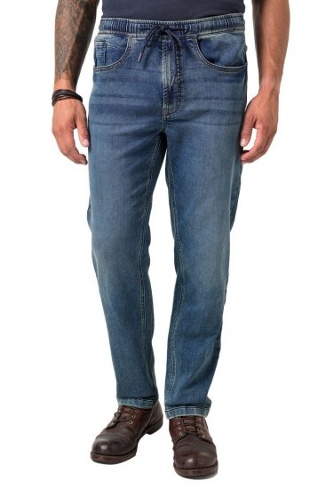 JP1880 FLEXNAMIC Straight Fit Jeans with Stretch Waist - Farkut ja housut - Miesten isot farkut ja isot housut W40-W70