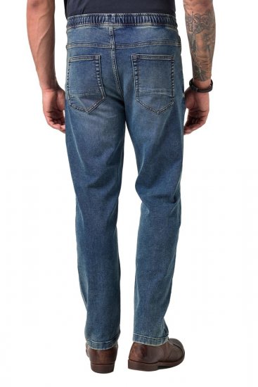 JP1880 FLEXNAMIC Straight Fit Jeans with Stretch Waist - Farkut ja housut - Miesten isot farkut ja isot housut W40-W70