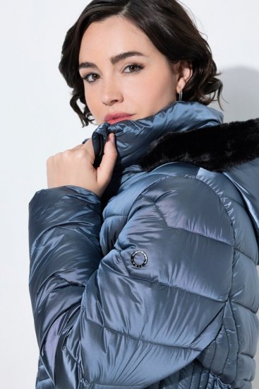 Ulla Popken 842013 Tikkitakki Denimsininen - Takit - Naisten takit plus-koossa