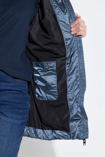 Ulla Popken 842013 Tikkitakki Denimsininen - Takit - Naisten takit plus-koossa