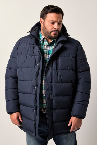 Men+ 426 Parka hupulla Tummansininen - Takit - Miesten Takit, isot koot – 2XL – 12XL