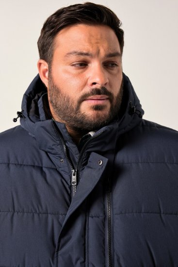 Men+ 426 Parka hupulla Tummansininen - Takit - Miesten Takit, isot koot – 2XL – 12XL