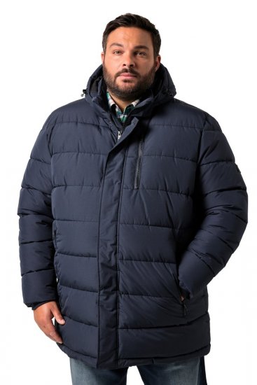 Men+ 426 Parka hupulla Tummansininen - Takit - Miesten Takit, isot koot – 2XL – 12XL
