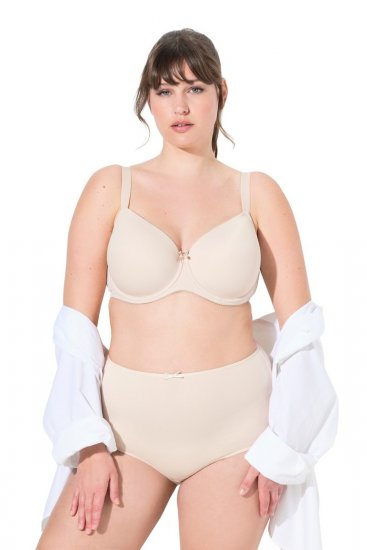 Ulla Popken 842435 Alushousut korkealla vyötäröllä 3 kpl Beige - Alushousut - 