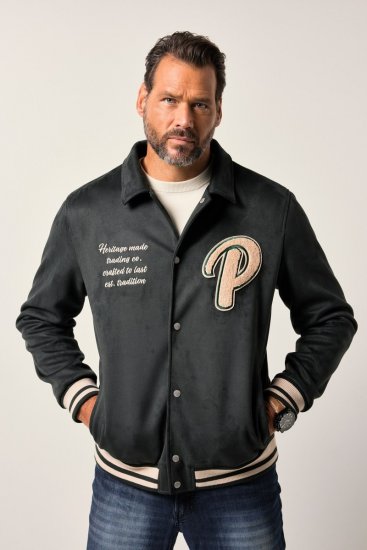 JP1880 Blouson Velour with Chest Embroidery Dark Green - Takit - Miesten Takit, isot koot – 2XL – 12XL