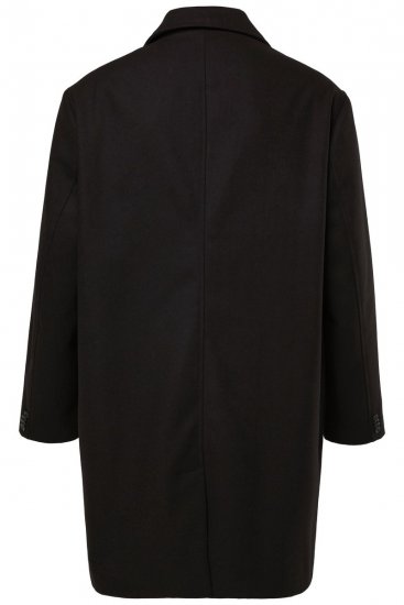 Men+ 482 Vettähylkivä villajäljitelmätakki Musta - Takit - Miesten Takit, isot koot – 2XL – 12XL