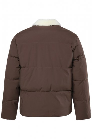 JP1880 842508 Takki teddykauluksella Pähkinänruskea - Takit - Miesten Takit, isot koot – 2XL – 12XL