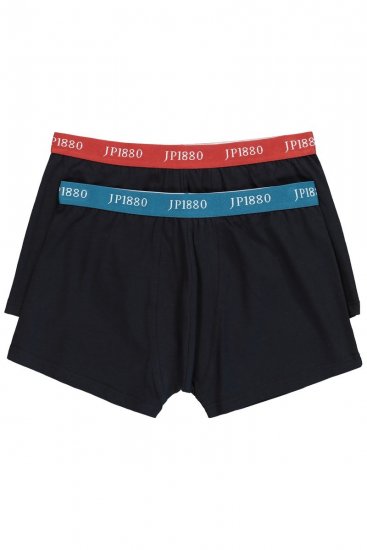 JP1880 FLEXNAMIC OEKO-TEX Boxer Shorts 2-Pack Black - Alusvaatteet & uimavaatteet - Miesten Isot alusvaatteet 