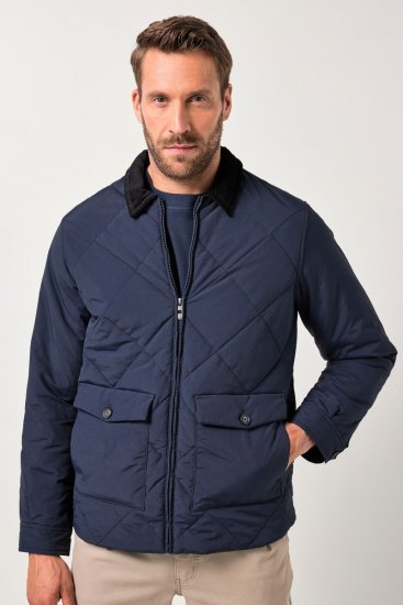 JP1880 842790 Tikattu bomberitakki kierrätysmateriaalia Tummansininen - Takit - Miesten Takit, isot koot – 2XL – 12XL
