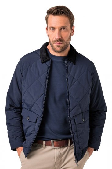 JP1880 842790 Tikattu bomberitakki kierrätysmateriaalia Tummansininen - Takit - Miesten Takit, isot koot – 2XL – 12XL