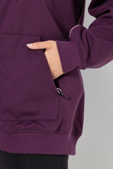 Ulla Popken 843186 Vettähylkivä softshell-takki heijastimilla Viininpunainen - Takit - Naisten takit plus-koossa