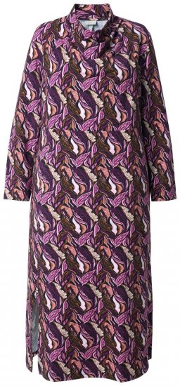 Ulla Popken 843358 Kuviollinen collegemekko Luumu - Collegemekot - 