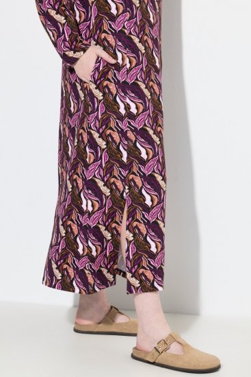 Ulla Popken 843358 Kuviollinen collegemekko Luumu - Collegemekot - 