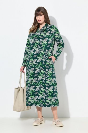Ulla Popken 843496 Kuviollinen collegemekko Koralli - Collegemekot - 