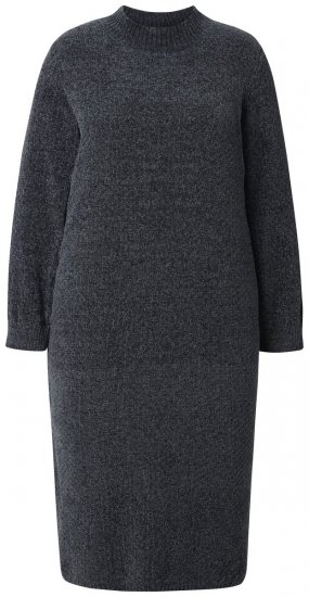 Ulla Popken 843592 Pitkähihainen mekko Antrasiitti - Neulemekot - 