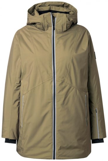 Ulla Popken 844034 Ulkoilutakki Khaki - Takit - Naisten takit plus-koossa
