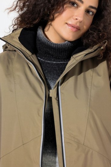 Ulla Popken 844034 Ulkoilutakki Khaki - Takit - Naisten takit plus-koossa