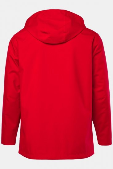 Jay-Pi 844210 Sadetakki taitettavalla hupulla Salsanpunainen - Takit - Miesten Takit, isot koot – 2XL – 12XL
