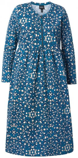 Ulla Popken 844722 Kuviollinen collegemekko Petrooli - Collegemekot - 