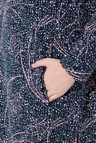 Ulla Popken 844993 Kuviollinen collegemekko Tummansininen - Collegemekot - 