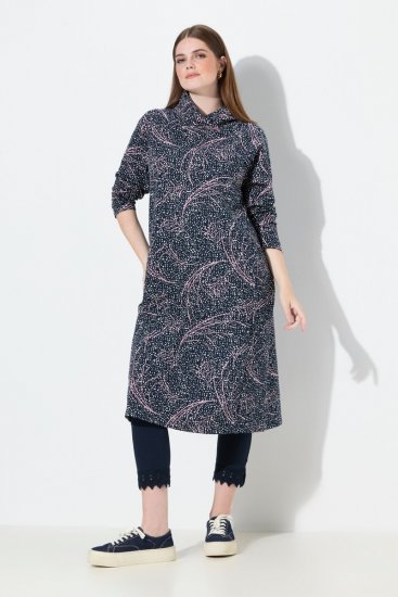 Ulla Popken 844993 Kuviollinen collegemekko Tummansininen - Collegemekot - 