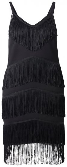Ulla Popken 845152 Hihaton mekko Musta - Iltapuvut - Juhlamekot plus-koossa