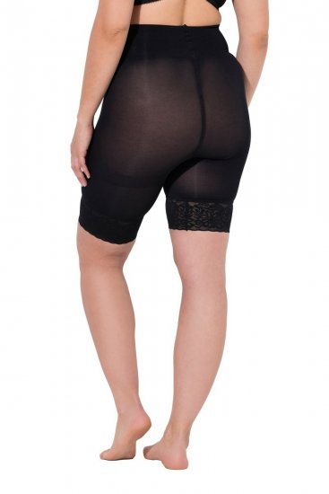 Ulla Popken 845319 Hankautumista estävät shortsit pitsillä Musta - Hankautumista estävät shortsit - 