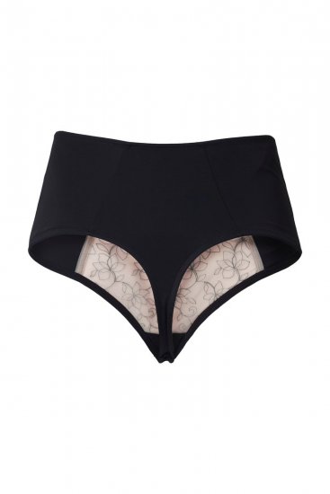 Ulla Popken 845347 Kukkakuvioiset string-alushousut Vanha roosa - Alushousut - 