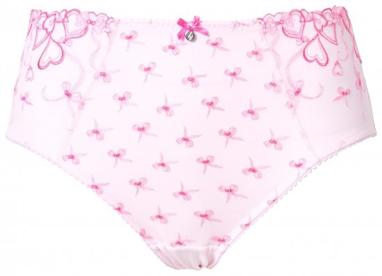 Ulla Popken 845425 Alushousut pitsillä Roosa - Alushousut - 