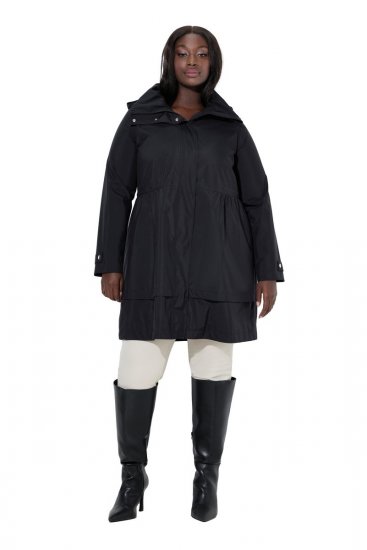 Ulla Popken SYMPATEX Triple Function Jacket Black - Takit - Naisten takit plus-koossa