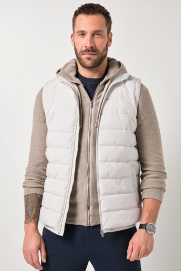 JP1880 846034 Ulkoiluliivi Harmaanbeige - Takit - Miesten Takit, isot koot – 2XL – 12XL