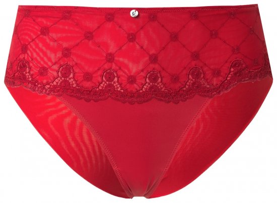 Ulla Popken 846235 Hipster-alushousut pitsillä Punainen - Alushousut - 
