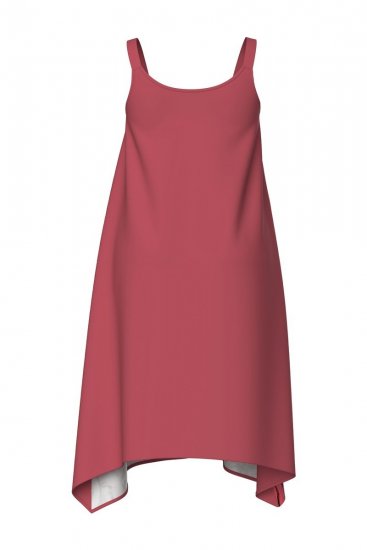 Ulla Popken 847481 Kuviollinen mekko Punainen - Minimekot - Naisten minimekot – suuret koot