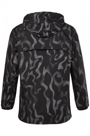Jay-Pi 847852 Ultrakevyt ulkoilutakki heijastinpainatuksella Musta - Takit - Miesten Takit, isot koot – 2XL – 12XL