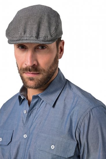 JP1880 848623 Flat cap Tummanharmaa - Lippalakit - 