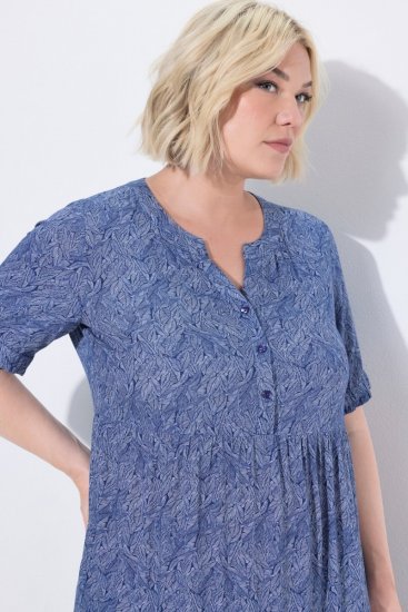 Ulla Popken 848724 Kuviollinen mekko Monivärinen - Naisten mekot isot koot - Mekot kaikille koille