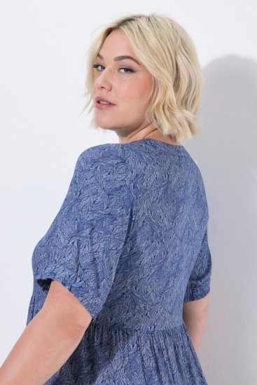 Ulla Popken 848724 Kuviollinen mekko Monivärinen - Naisten mekot isot koot - Mekot kaikille koille