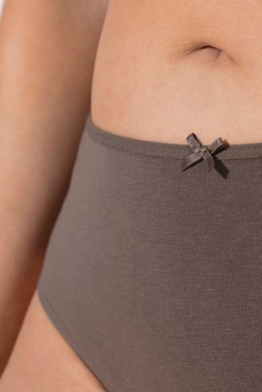Ulla Popken 848826 Eläinkuvioiset string-alushousut 3 kpl Taupe - Alushousut - 