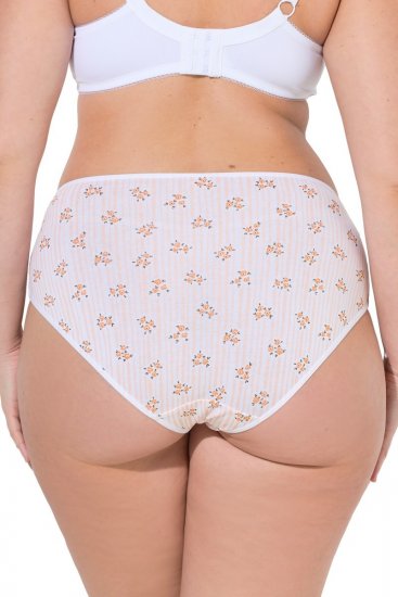 Ulla Popken 849098 Kukkakuvioiset alushousut 6 kpl Oranssi - Alushousut - 