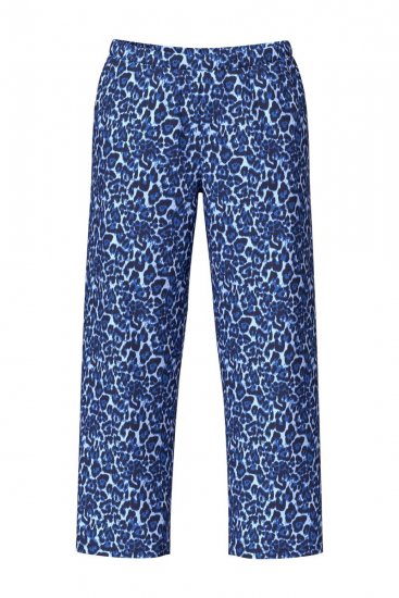 Ulla Popken 849144 Eläinkuvioinen pyjama Tummansininen - Pyjama/Loungewear - 
