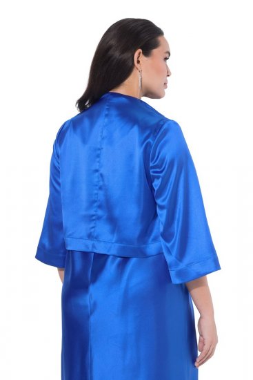 Ulla Popken 849457 Bolero Kuninkaansininen - Takit - Naisten takit plus-koossa