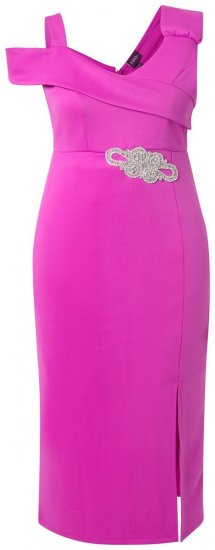 Ulla Popken 849508 Iltapuku Liila - Iltapuvut - Juhlamekot plus-koossa